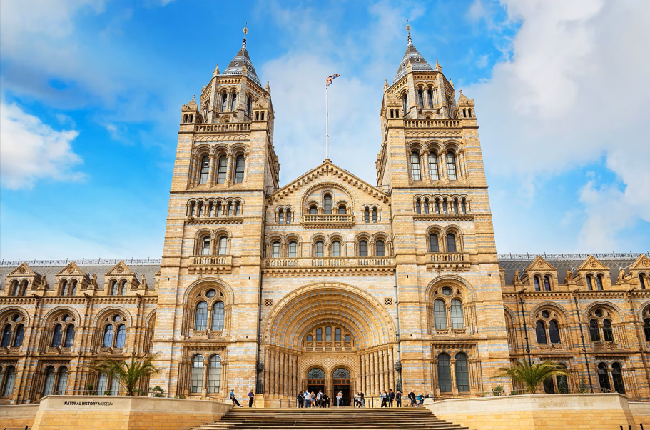 immagine dell'edificio del Natural History museum di Londra